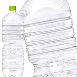 コカコーラ いろはす 天然水 ラベルレスボトル 2LPET×12本［6本×2箱］［賞味期限：3ヶ月以上］［送料無料］【2〜3営業日以内に出荷】【エコ得】