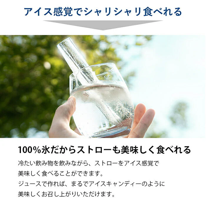 ICE straw -アイスストロー 3本セット