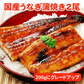 国産 うなぎ蒲焼き 約170g×2尾 送料無料 九州産 今だけ200gにグレードアップ