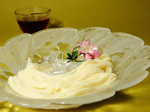岩手県特産品 そうめん 卵めんギフトセット（500g×2袋、つゆ付(小) 化粧箱入り） 【送料込み】【お届け不可地域:沖縄・離島】
