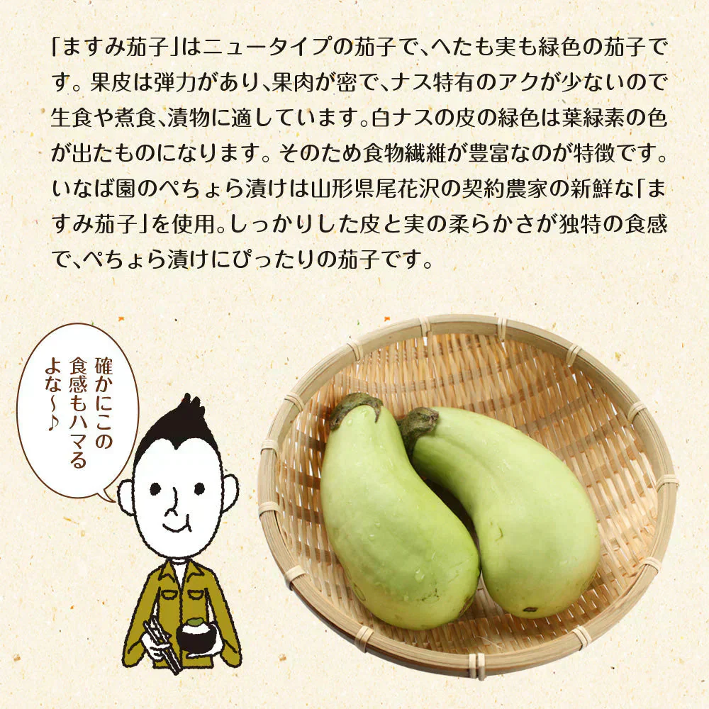 日本橋いなば園 山形名産 ぺちょら漬け 100g ネコポス メール便送料無料