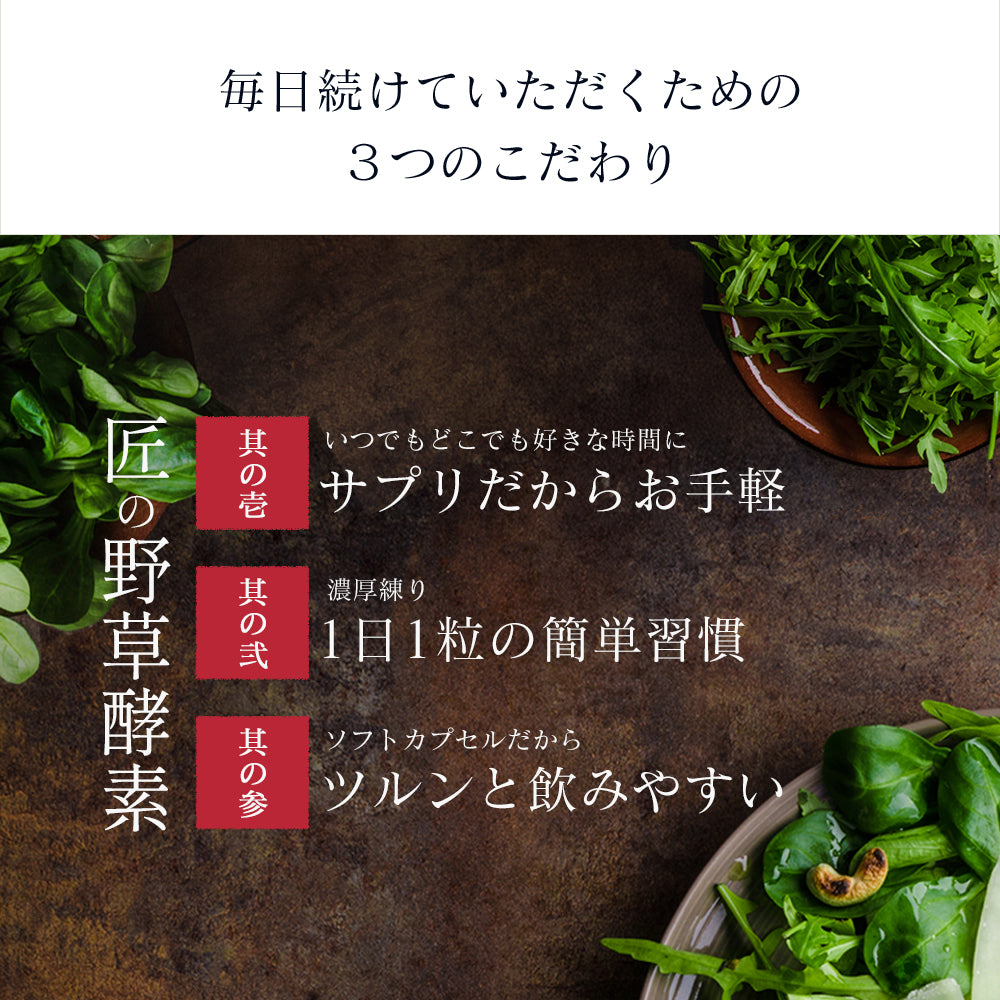 匠の野草酵素《約1ヶ月分》  送料無料 サプリ サプリメント 酵素 野草酵素 健康  スーパーフード 健康食品 野菜不足 乳酸菌 ダイエット 美容 ビタミン ビタミンC