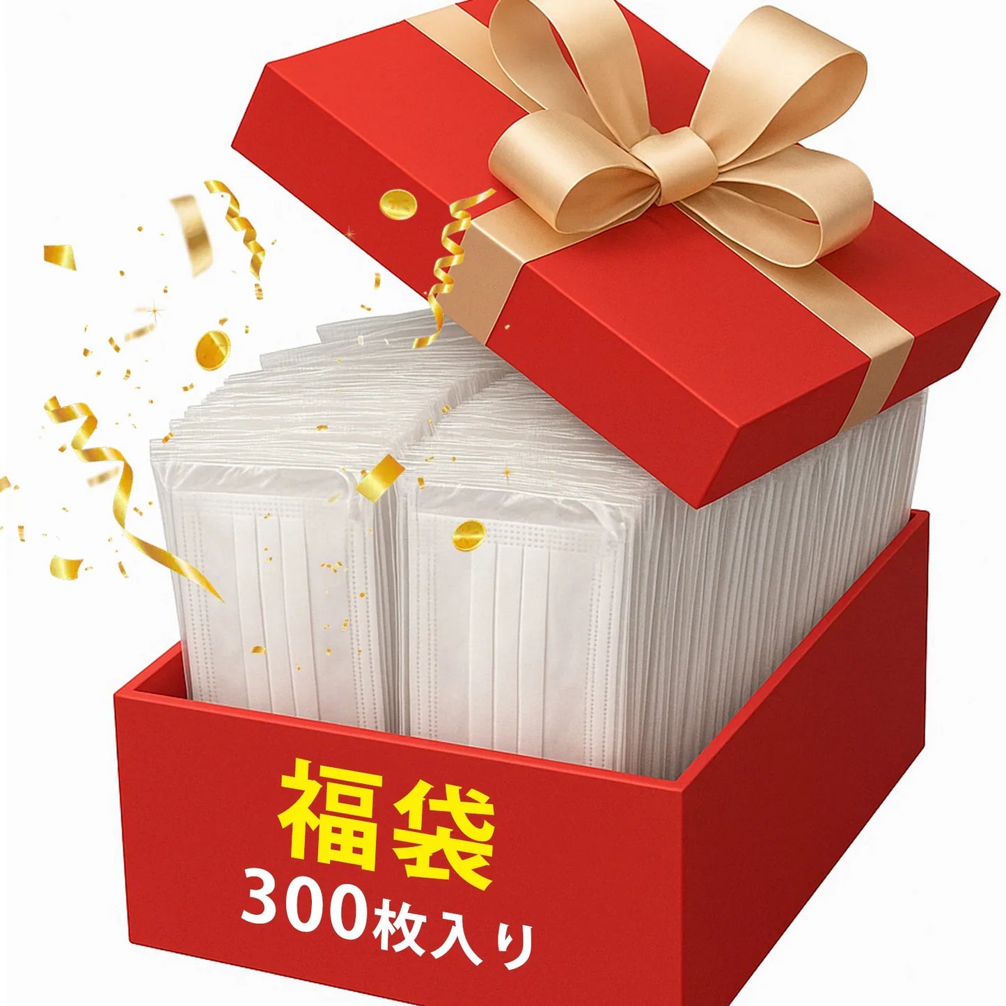 【大感謝祭・SALE】＼大容量・300枚 マスク 福袋／お買い得 ホワイト プリーツ マスク 普通サイズ 2D 大人マスク 薄型マスク 小顔マスク 立体マスク 不織布 口元の空間確保 大人用マスク 血色マスク 不織布マスク 男女兼用サイズ 曇りにくい 小顔 飛沫カット 耳が痛りにくい 使い捨て 小顔 プリーツマスク 曇りにくいマスク