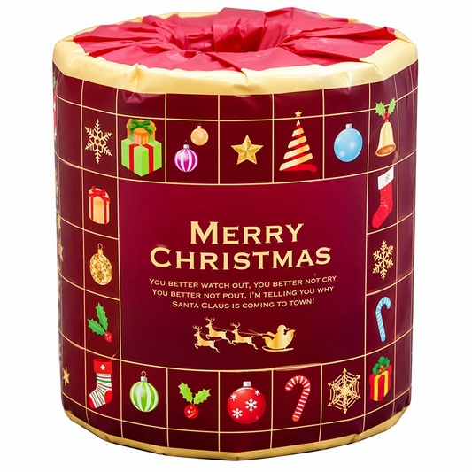 個包装100個 トイレットペーパー クリスマスロール ダブル30m