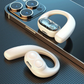 ワイヤレスイヤホン 耳掛け式  PSE認証 Bluetooth 5.4 HIFI高音質 超長航続 自動接続 360°サラウンあドステレオ 低遅延 快適着装 ワイヤレスステレオイヤホン s109B(ホワイト)