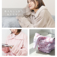 【Sサイズ】【ライラックアッシュ】着る毛布 ルームウェア S M Lサイズ 毛布 あったかグッズ ルームウェア 冬 もこもこ パジャマ レディース かわいい メンズ ロング ショート マタニティ ナイトウェア ブランケット 部屋着 おしゃれ 可愛い 秋冬