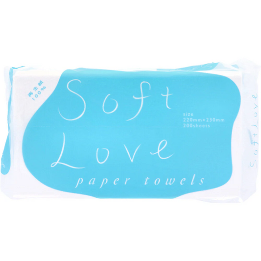 ペーパータオル 新橋製紙 SoftLove ソフトラブ エンボス加工 再生紙100％ 200枚入り X15パック