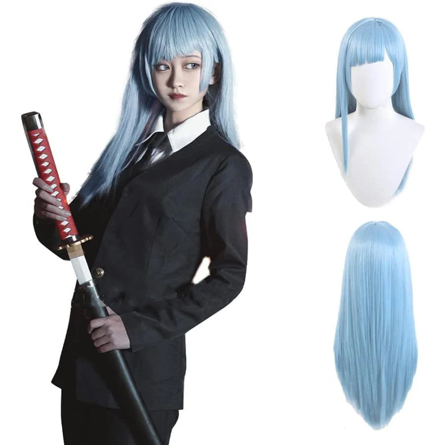 耐熱コスプレウィッグ 呪術廻戦 三輪霞（みわ かすみ） 風 グッズ ウィッグ かつら コスチューム 舞台 ハロウィン クリスマス (ウィッグネット付き)