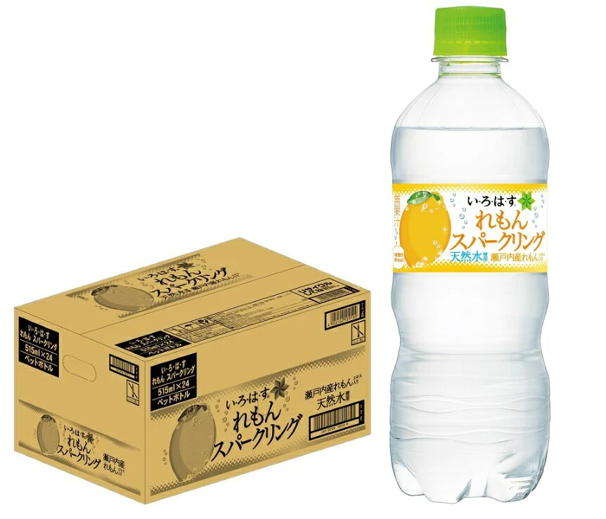 コカ・コーラ い・ろ・は・す スパークリング れもん 515ml×1ケース/24本