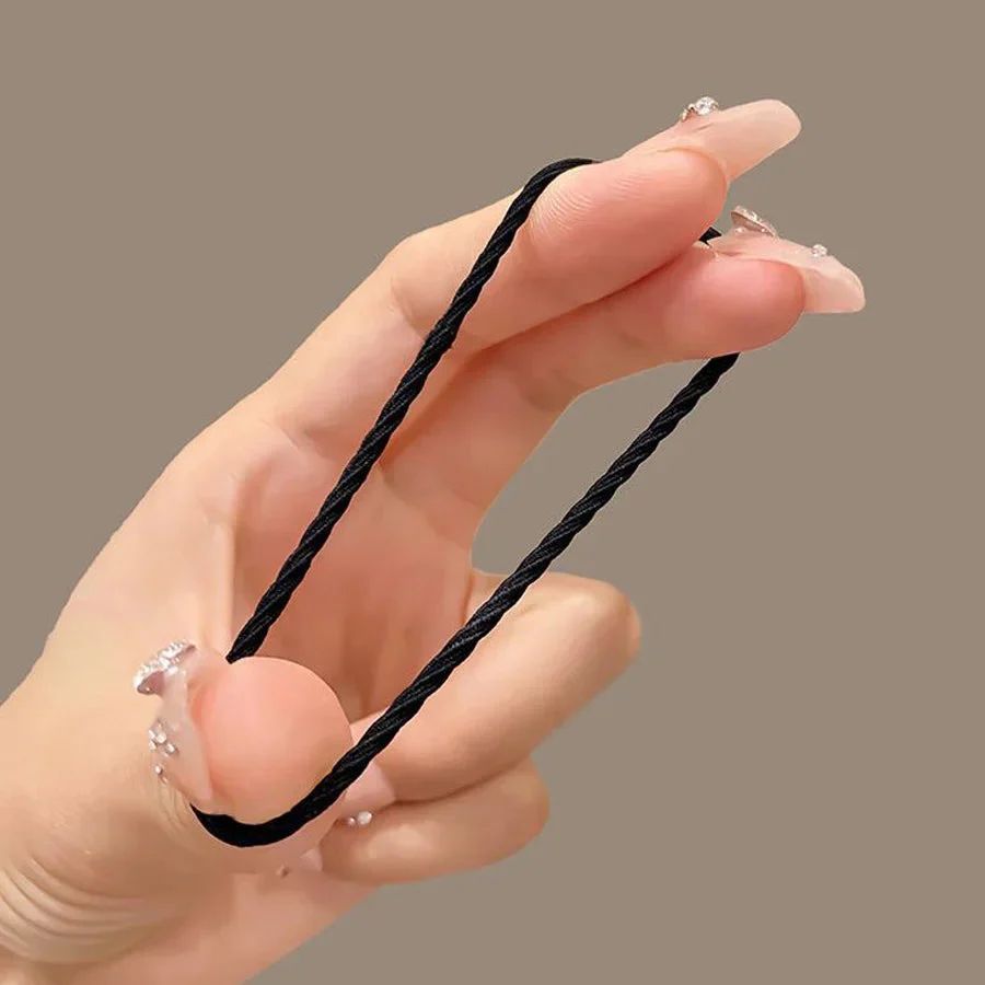 (A06)ヘアゴム キッズ シンプル 上品 ヘアアクセサリー 細いリングゴム 子供用50個入りセット 髪留め 髪ゴム 赤ちゃん 子供 こども リング 髪止め