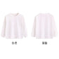 厚手 トレーナー 150cm 長袖 白色 綿82％ カッコいい 体育 体操服 子供 キッズ スウェット Tシャツ 通気 保温 吸汗 秋冬 プルオーバー 運動会 ユニフォーム ダンス