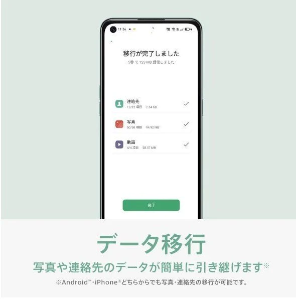OPPO A55s 5G オッポ ブラック SIMフリースマホ CPH2309