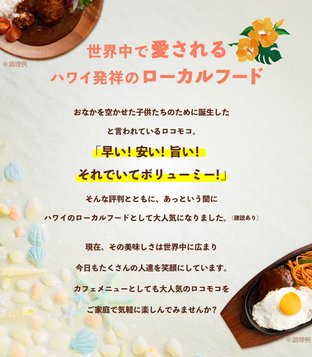 ロコモコ丼の素 4食分 送料無料 食品 お試し ギフト お取り寄せ グルメ レトルト 【ご新規さん限定商品】