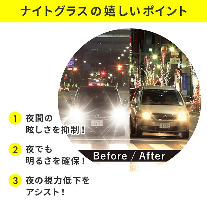 【お取り寄せ】東海光学 ナイトグラス スマートタイプ ブラック 眼鏡 メガネケース メガネ めがね メガネ拭き めがね拭き 乱視 ブルーライトカット 偏光レンズ 透明
