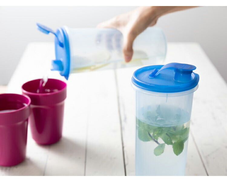 Sライン　Tupperware 出汁入れ　ドレッシングボトル　麦茶入　ピッチャー Amazon.co.jp: 【正規品】タッパーウェア(Tupperware) 冷水筒