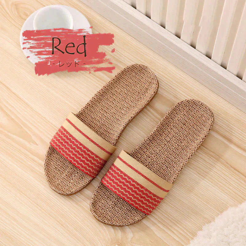 【色お任せ /Sサイズ】スリッパ 麻素材