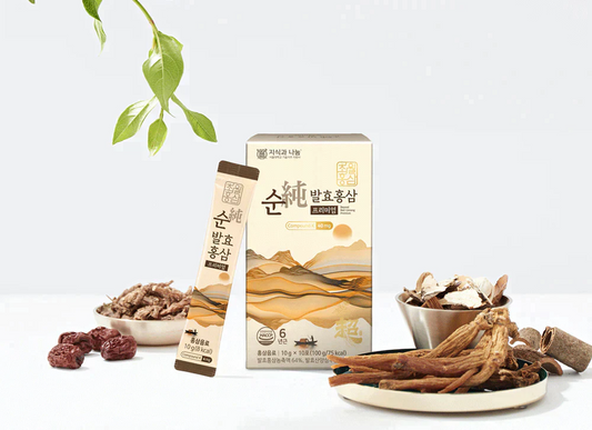 【訳あり商品：賞味期限8月4日】発酵高麗人参 発酵紅参　超越　純　韓国　6年根　紅参　高麗人参  サポニン  ジンセノサイド 無添加 フラボノイド 必須アミノ酸 女性特集