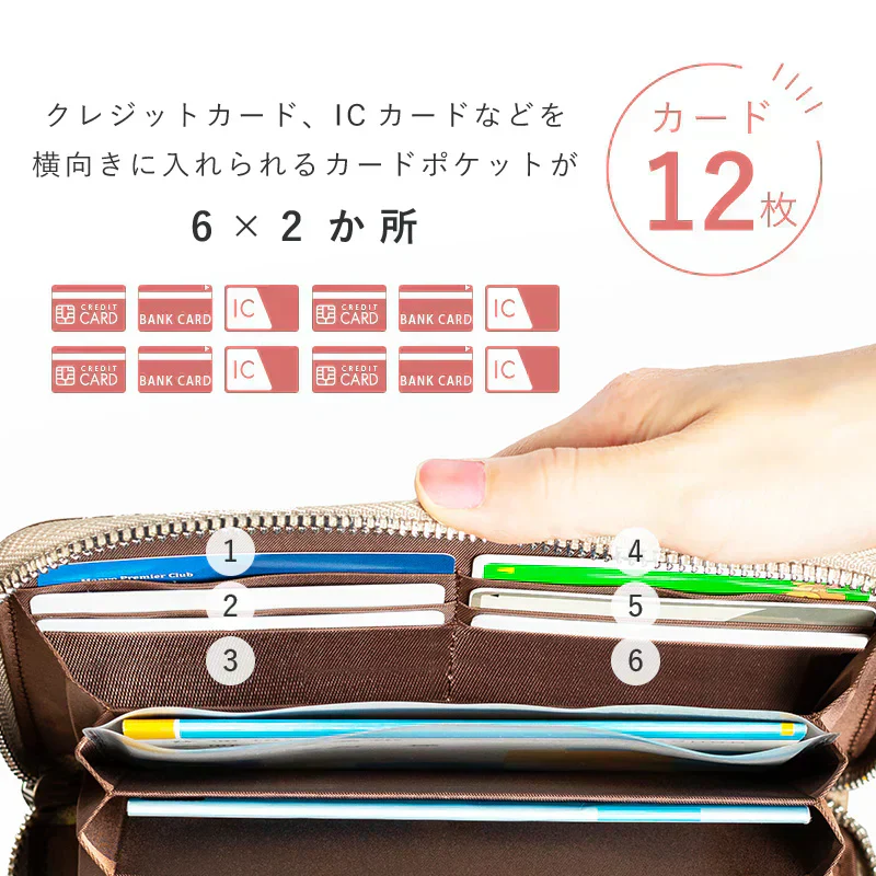 【商品名：通帳ケース2】【クリーム】