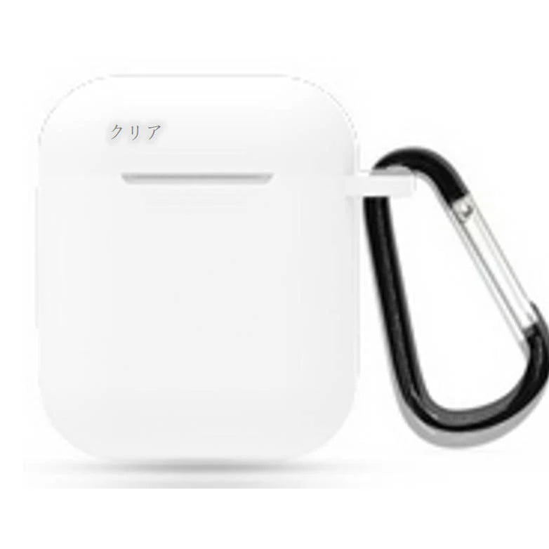 airpods1 蓄光 airpods2 対応 エアーポッズ エアポッツ 1/2 ケース カバー シリコン かわいい キズ防止 耐衝撃 全面保護 紛失防止 8色あり