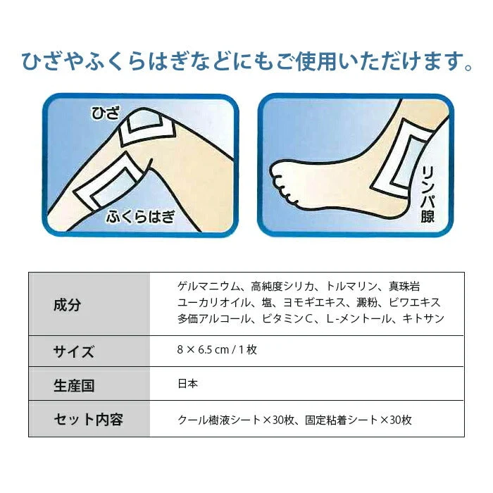 【ダイエットにも効果的！一日頑張った足へ】足裏ＣＯＯＬ樹液シート 足裏 冷却 膝 樹液シート 立ち仕事 デトックス スポーツ 疲労軽減 疲労回復 ダイエット 凝り 痛み むくみ 浮腫み ひんやり メントール 冷感 吸熱 保湿 ひざ ふくらはぎ マイナスイオン 日本製