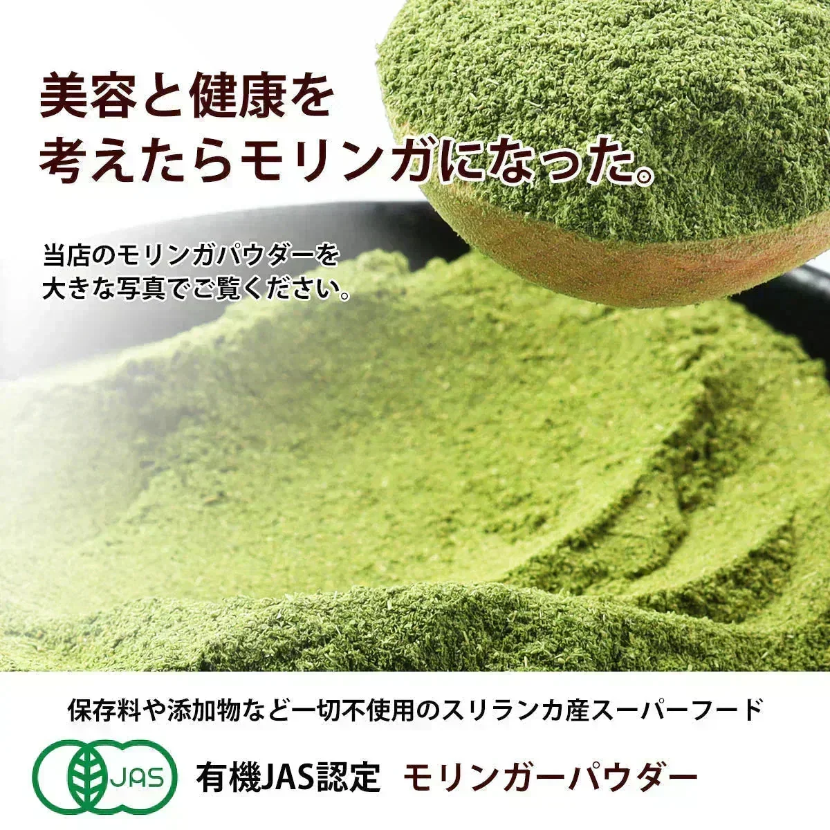 【ご注文殺到につき入荷待ち】 モリンガパウダー 有機 オーガニック 100g 100% モリンガ茶 スーパーフード 粉末 モリンガ パウダー 有機JAS認定 スリランカ セイロン 無添加 健康 栄養 ヴィーガン ビーガン 美容 サプリ 無農薬