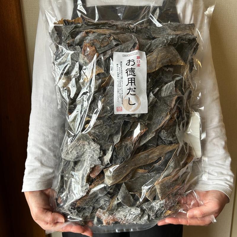 [大袋] 羅臼昆布 赤耳 赤葉 400g　お徳用出し 業務用