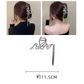 (ゴールド)キラキラヘアクリップ 大きめ バンスクリップ ヘアアクセサリー オシャレ 髪飾り 上品 パーティー飾り