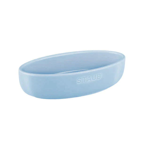 ストウブ ベビー＆キッズ テーブルウェアセット ブルー| STAUB 赤ちゃん用 食器 皿  マグ セラミック  子ども用 食器セット ギフト お祝い 出産祝い 陶器 食器 動物 どうぶつ デザイン プレート