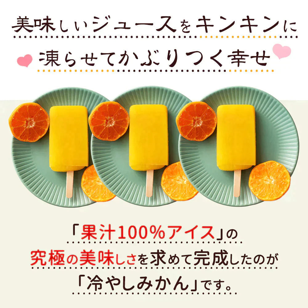 アイス ギフト みかん 100% 愛媛県産 冷やしみかん 合計20本 セット 無添加 砂糖不使用 アイスクリーム お取り寄せ スイーツ 詰め合わせ