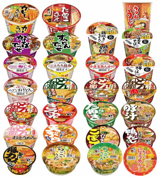 【S・M・Lサイズ混合うどんそば決定版】日清食品 マルちゃん 寿がきや エースコック 大黒食品 うどん そば好きの貴方のセット 20食セット 関東圏送料無料