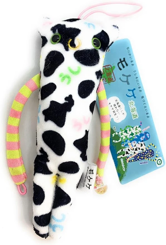 【ホルスタイン(総柄牛)】モケケ 北海道限定 ご当地モケケ ストラップ マスコット キーホルダー ぬいぐるみ