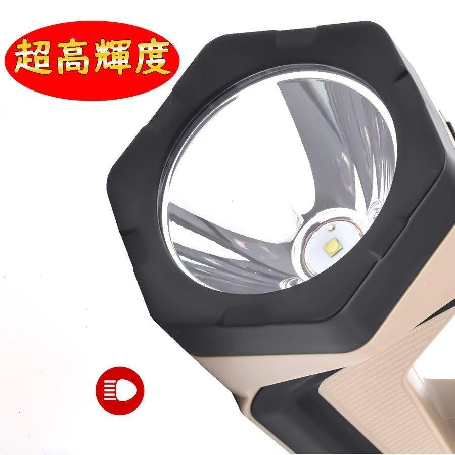 懐中電灯 ハンディライト 高輝度 USB充電式 Led テーブルランプモード 電気出力 強力 軽量小型 明るい ランタン フラッシュライト 防水 防災 地震 停電