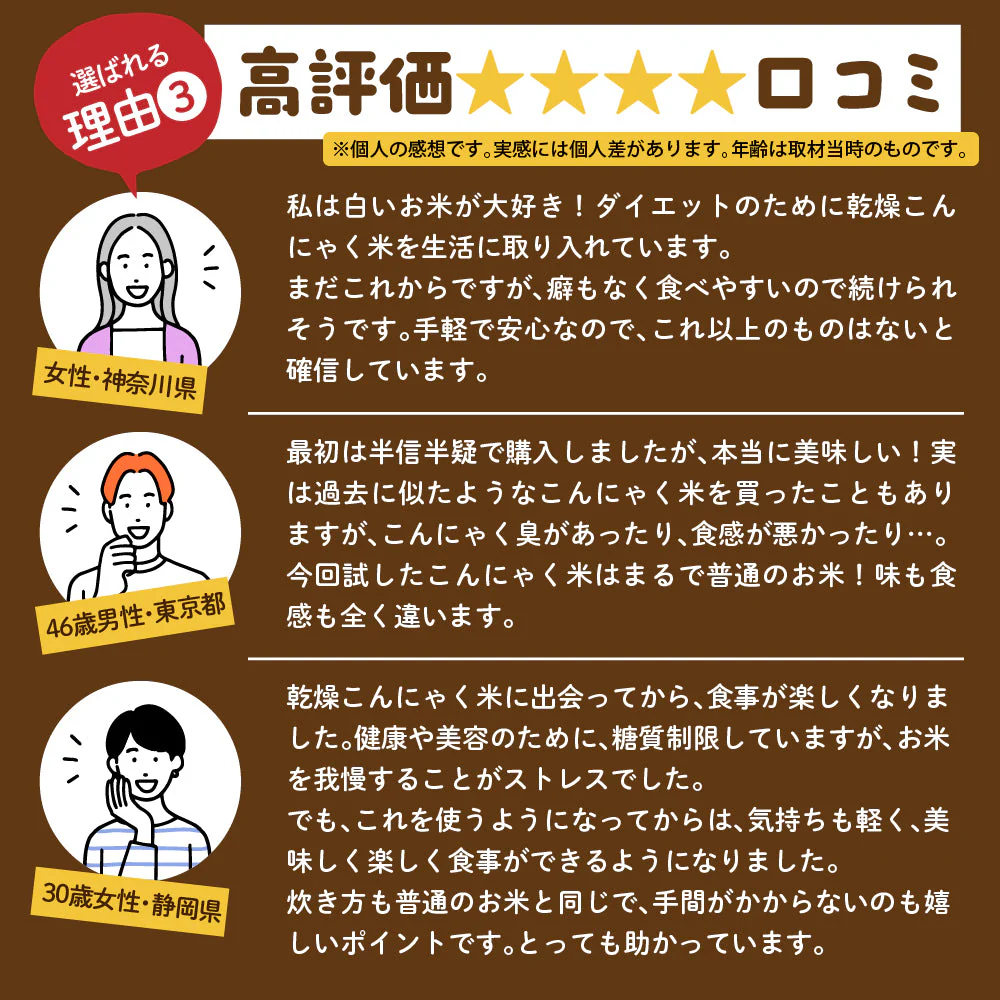 雑穀 雑穀米 糖質制限 こんにゃく米(乾燥) 3kg(500g×6袋) ファミリーサイズ 送料無料