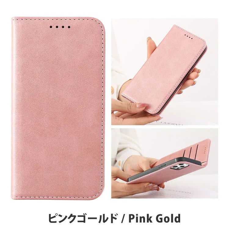 【 iPhoneSE（第2・第3世代）/8/7　ピンクゴールド 】 iPhone ケース スマホケース 手帳型 手帳型ケース 手帳 スマホケース手帳型 カード カード収納 マグネット 手帳タイプ 携帯カバー 携帯 カバー ケース