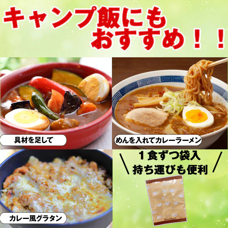 スープカレー 送料無料 8食入 粉末タイプ カレーうどん カレーラーメン カレーメシ
