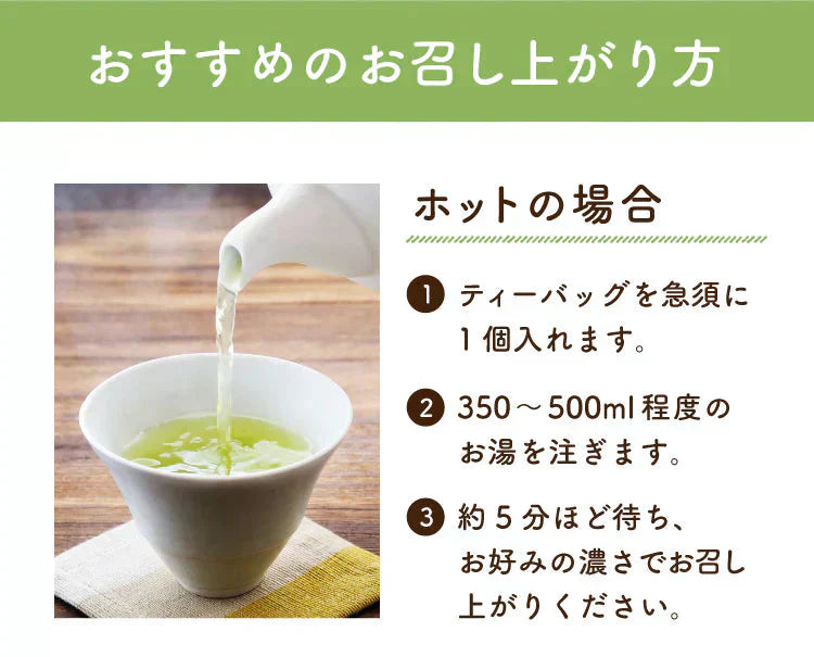 静岡県産緑茶 ティーライフのまかない茶 100個入