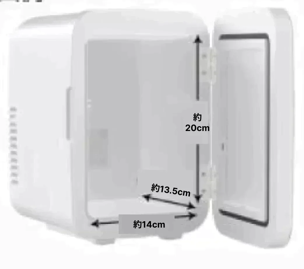 冷温庫 4L 小型 ポータブル冷蔵庫 保冷・保温用 2~60℃