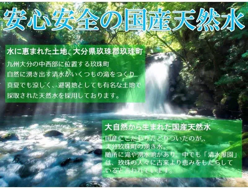 シリカ強炭酸水500ml×24本　大分県玖珠町採水 刺激強めの強炭酸！※エコボトル ラベルなし