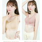 【3Lサイズ】【ライトオークル】ナイトブラ 育乳 ノンワイヤー 脇高 大きいサイズ マタニティブラ 小胸 バストケア 昼夜兼用 産後 夜用 無地 痛くない 谷間 補正下着 24時間 大きめ