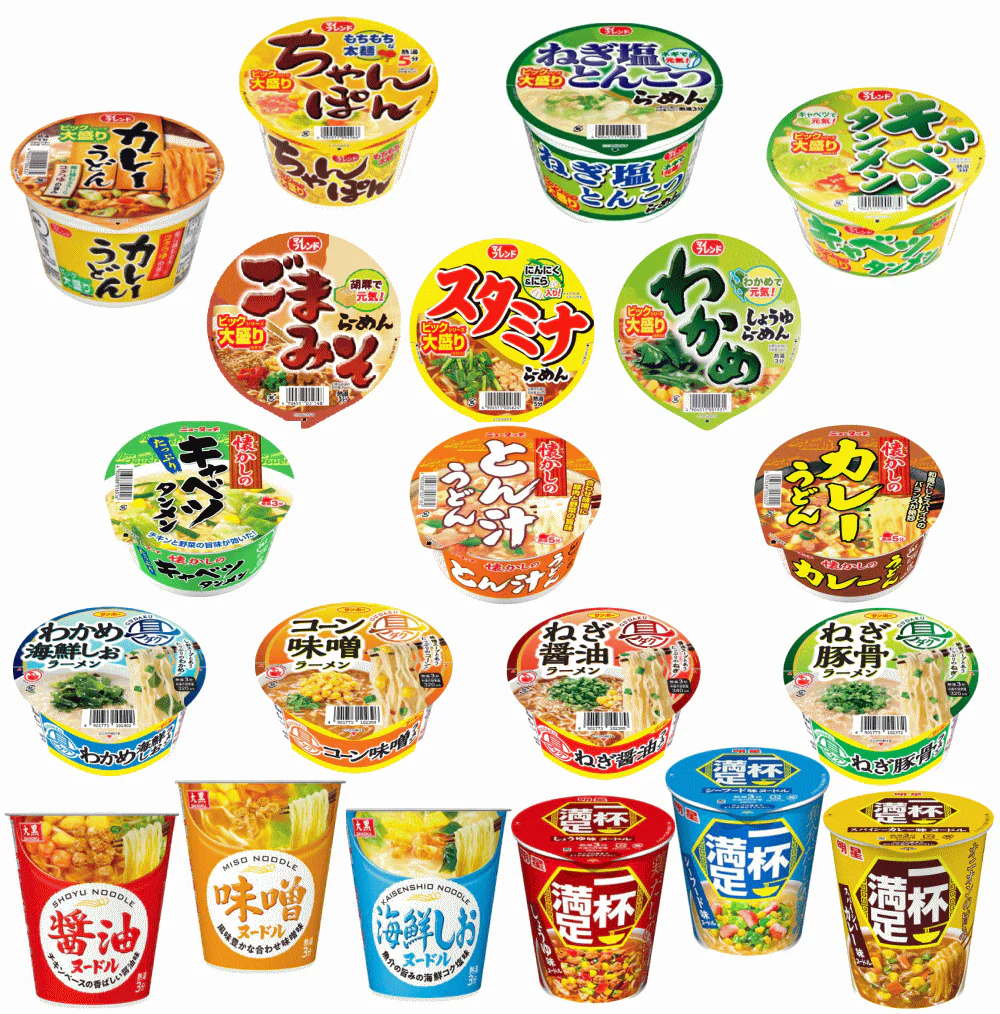 【カップ麵Re】【腹ペコ男子も大満足！大盛カップ麺の決定版！】ビッグ10個 レギュラーサイズ10種の20個セット 関東圏送料無料
