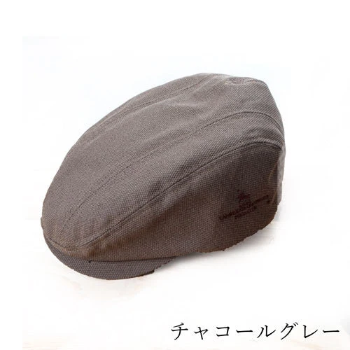 【ダークグレー】スタイリッシュハンチング ハンチング 帽子 メンズ 男性 秋冬 防寒 寒さ対策 暖かい