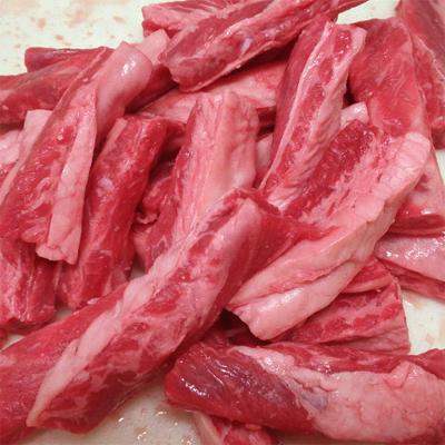 サイコロステーキ用 牛熟成チルドリブフィンガーカルビ1キロ 中落ち