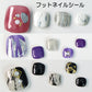 ネイルシール フット用 足用 toe nail ピンク系 ブルー ジェル キラキラ お洒落 大人しい 淑女 韓国風 最新作 3D 全7色選べる 貼るだけ 花 ストーン柄 足指爪用