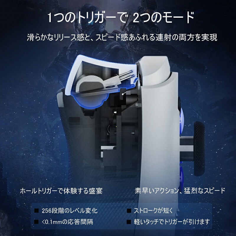 GameSir G8 Galileo スマホ ゲームコントローラー ゲームパッド 低遅延 Type-C接続 iPhone15 Android対応 パススルー充電 ボタンカスタム イヤホンジャック搭載