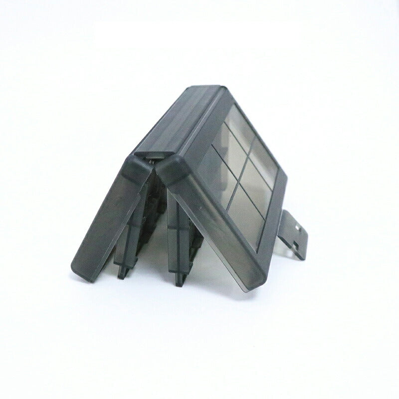 SWITCHカード用収納ケース 黒 24枚任天堂SWITCHカード入れられる 半透明収納ボックス 中身が分かる 任天堂スイッチ 衝撃吸収 ゲームカード整理 保管