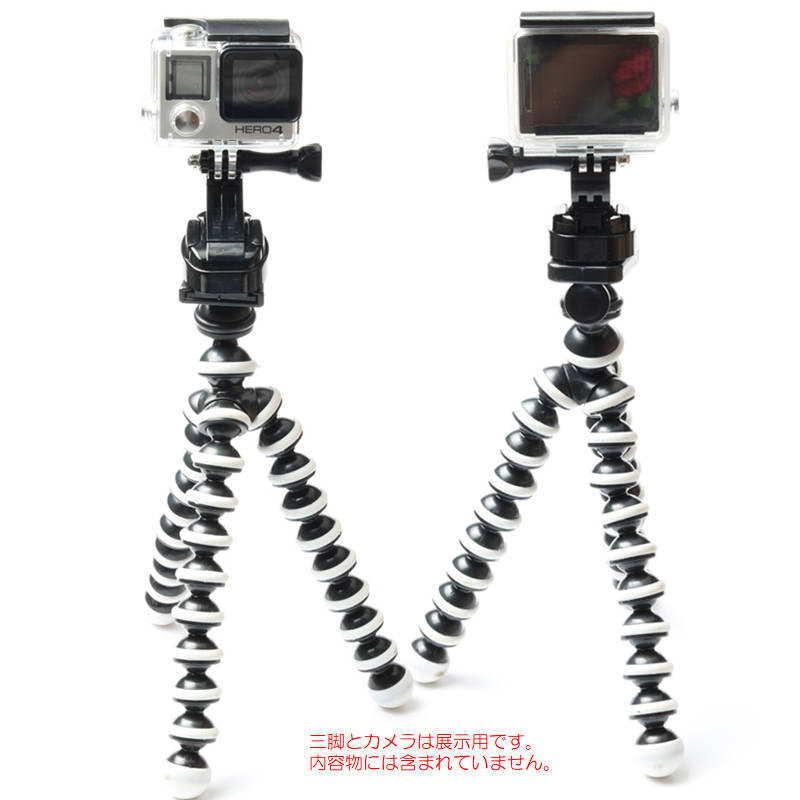 GoProアクセサリー 三脚用 ベースマウント 三脚用 マウント 1/4スレッド カメラ Gopro 固定用 HERO Session GoPro ゴープロ