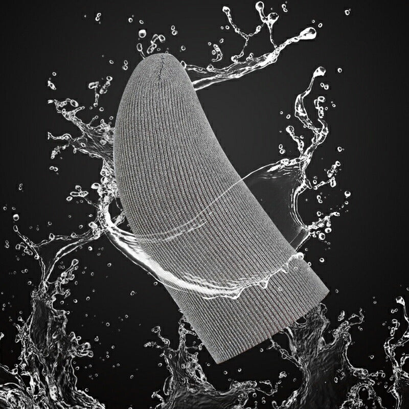 指サック エッジ円滑加工版 6枚入 スマホ タブレット iPhone iPad タッチパネル ノートパソコン マックブック Macbook操作 ゲーム用 高感度 銀繊維 超薄