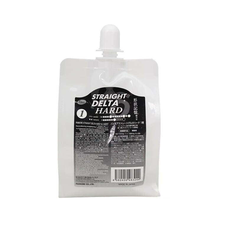 パイモア　ストレートクリーム 1剤　ストレートデルタ　ハード 400ml