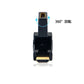 HDMI 360° 角度変換 アダプタ 向き自由調整 90°～270° 上曲げ 下曲げ コネクターオス⇔メス V1.4 1080P 方向 転換 標準HDMI HDMIケーブル整理 断線防止