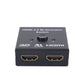 HDMI 切替器 2⇔1 分配器 セレクター スプリッター ボタン 手動 入力出力 双方向 4K 3D ver2.0 Switch PS4 パソコン テレビ プロジェクター対応